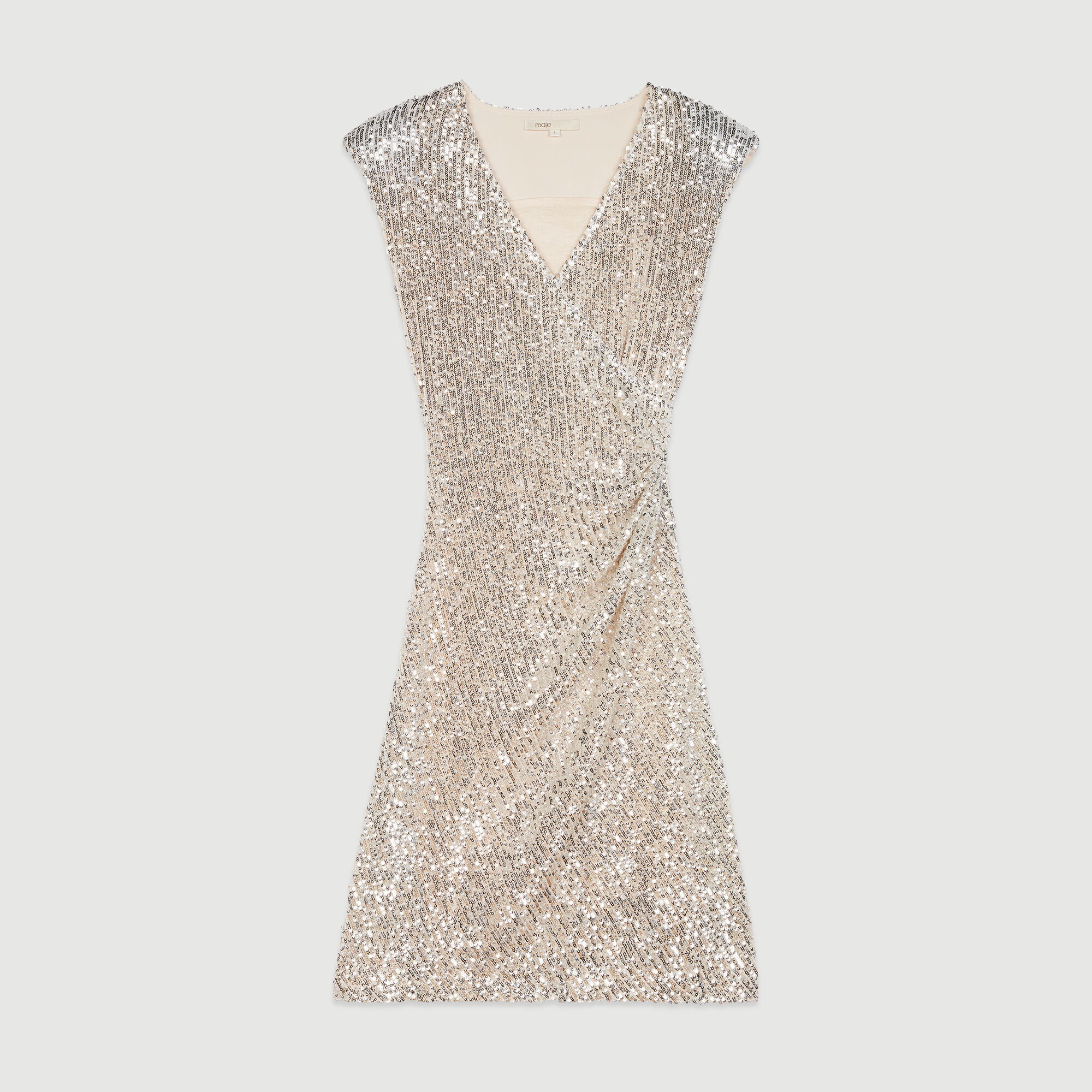 Robe best sale maje argenté