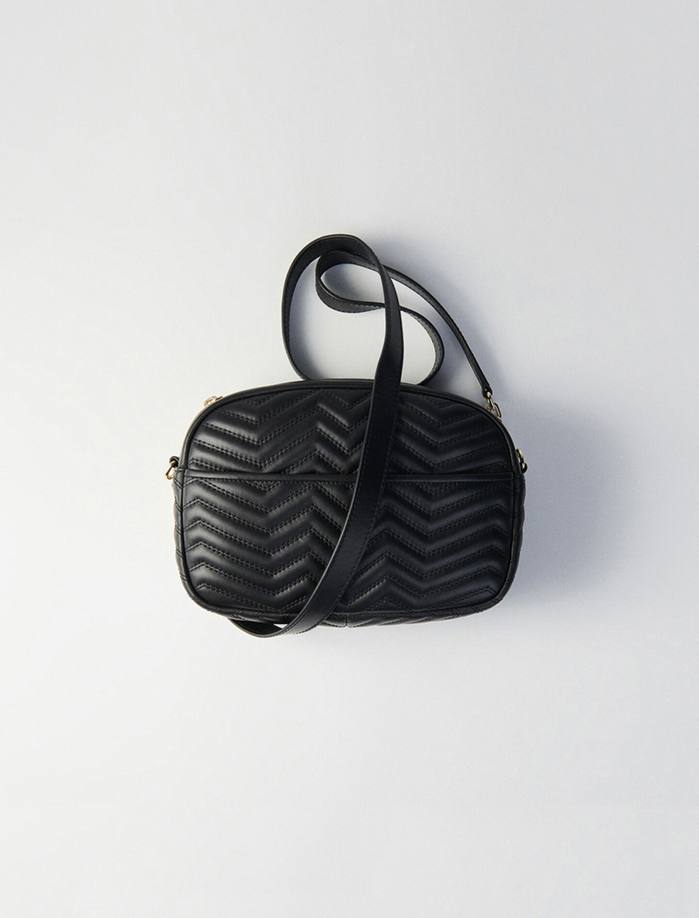 Sac m maje noir matelassé shop