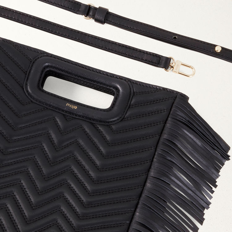 Sac M en cuir matelass Default Maje