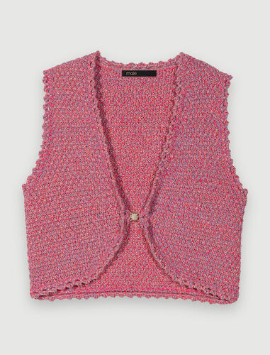 gilet rose maje