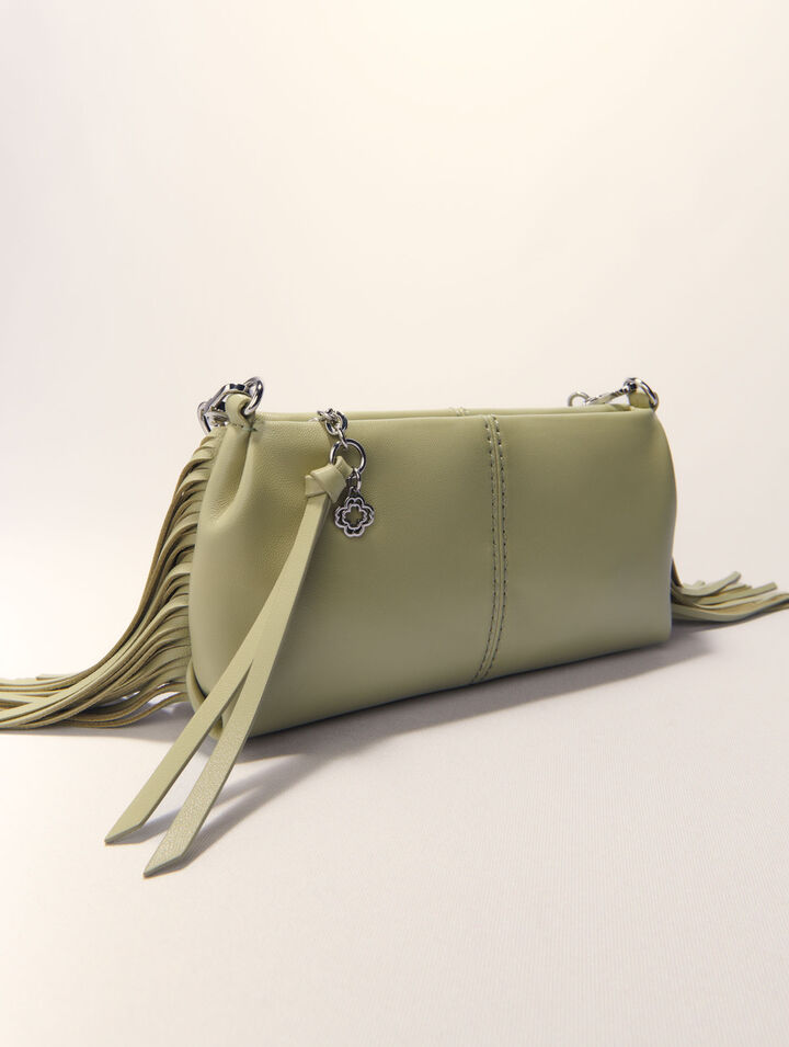 Pochette Miss M pouch en cuir lisse