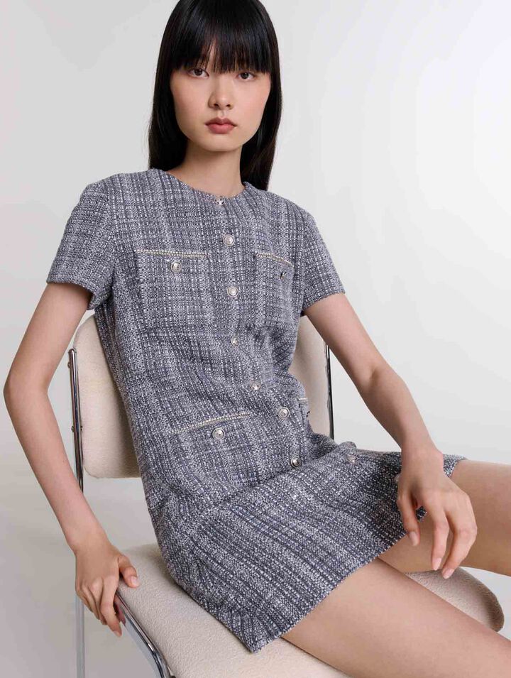 Robe en tweed