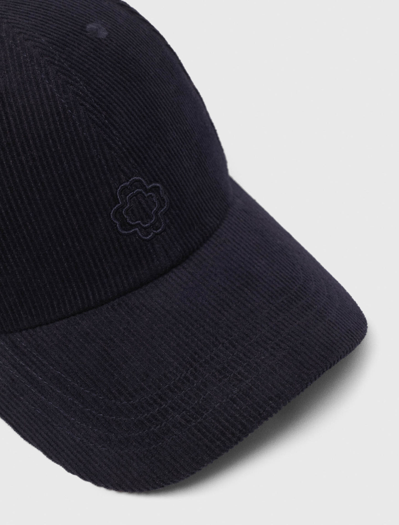 Casquette en velours côtelé
