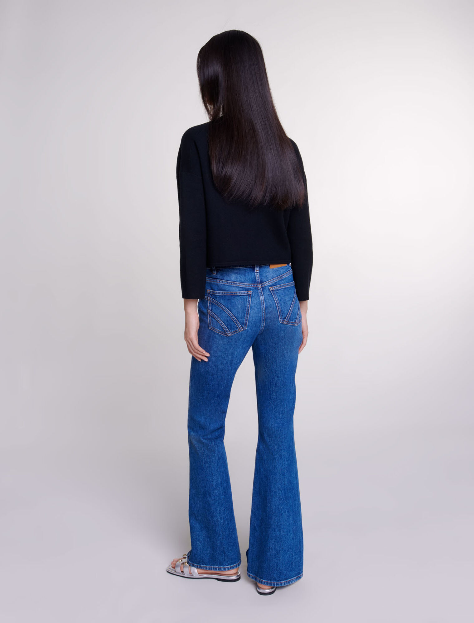 Cardigan court en maille