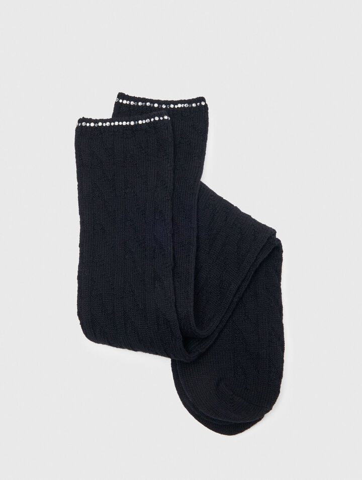 Chaussettes strassées