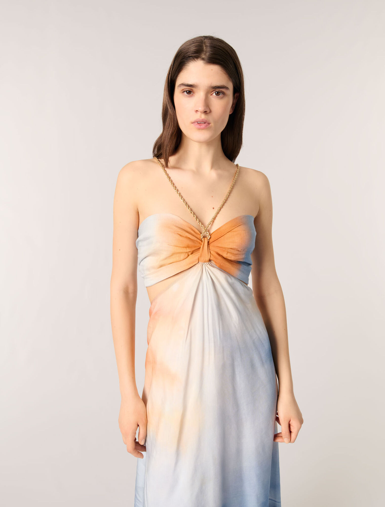 Robe longue tie & dye