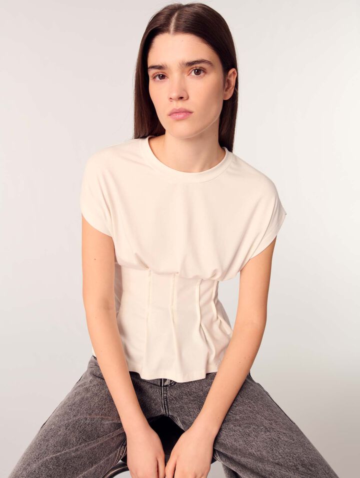 Tee-shirt à pinces