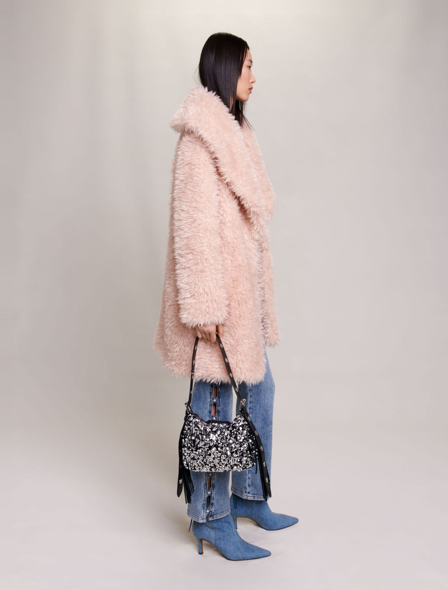 Manteau en fausse fourrure