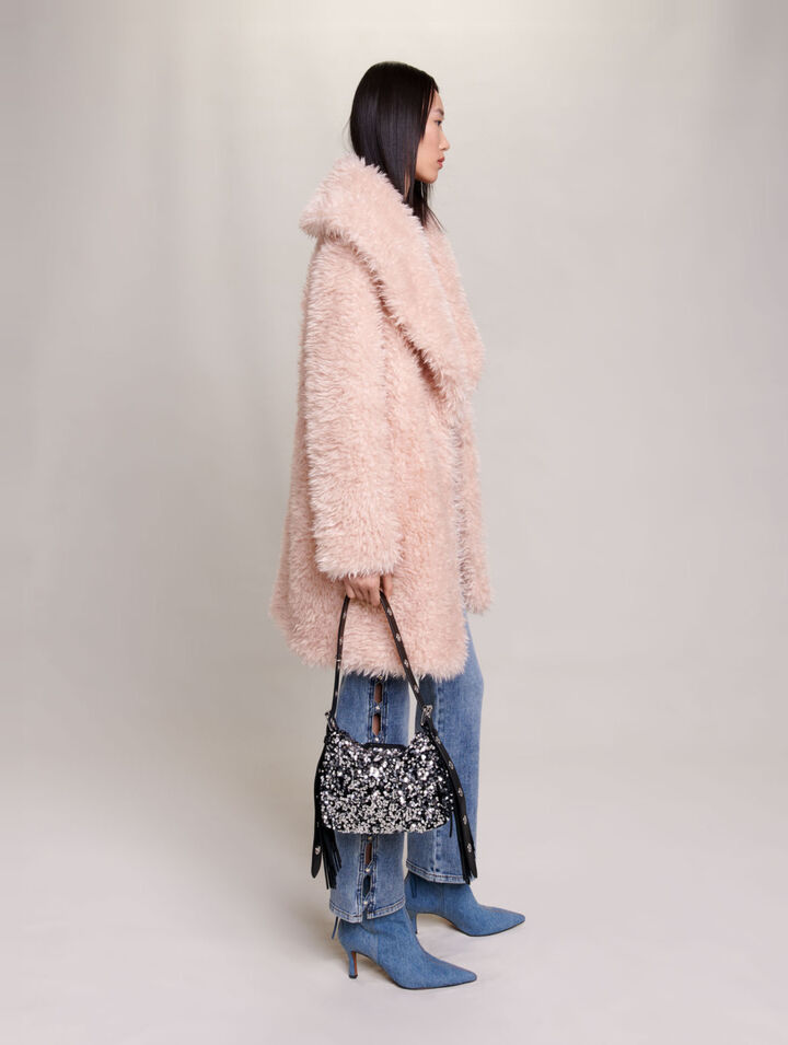 Manteau en fausse fourrure
