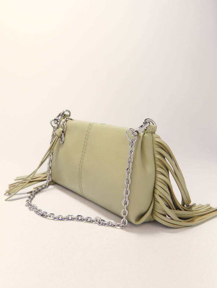Pochette Miss M pouch en cuir lisse