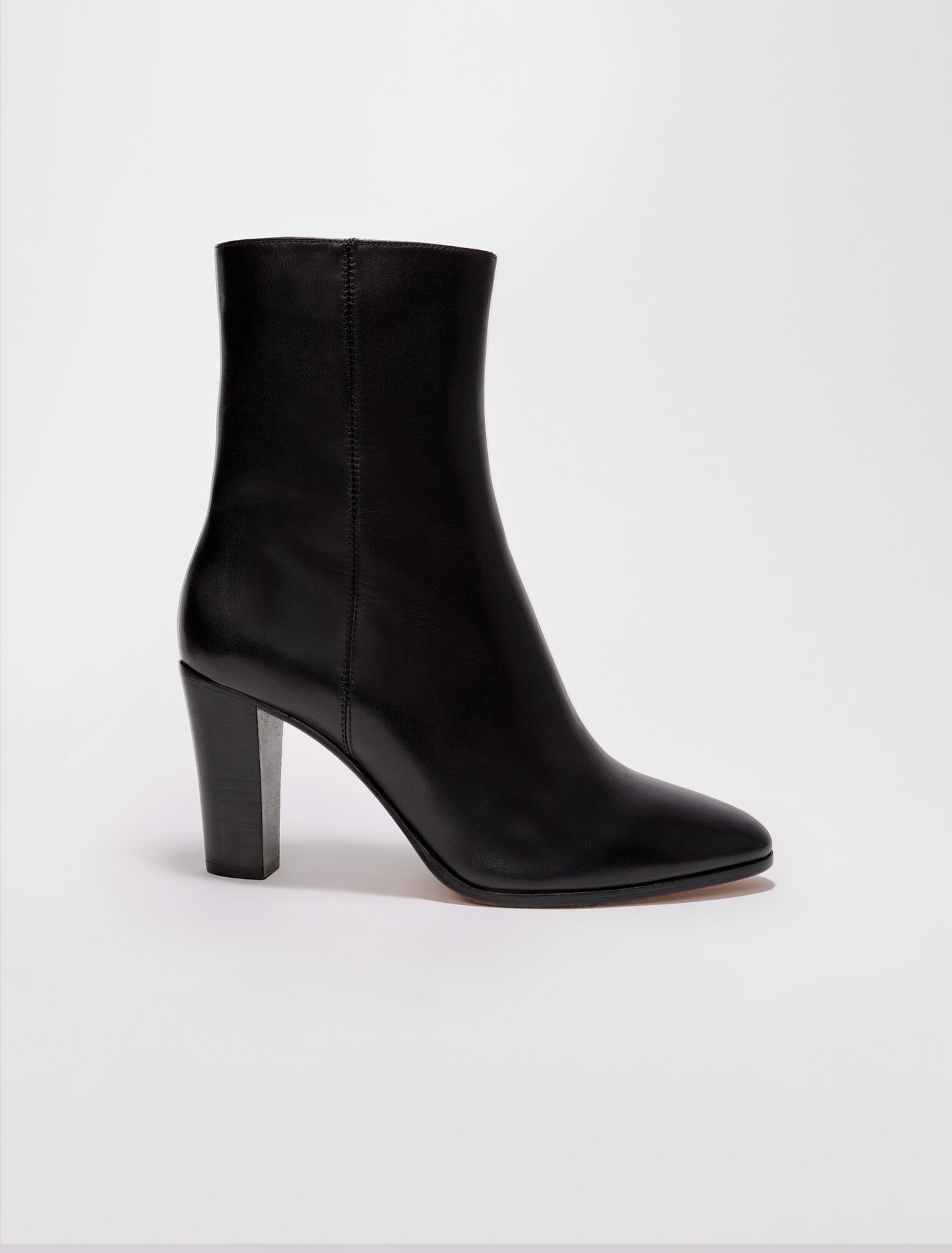 Bottines cuir lisse