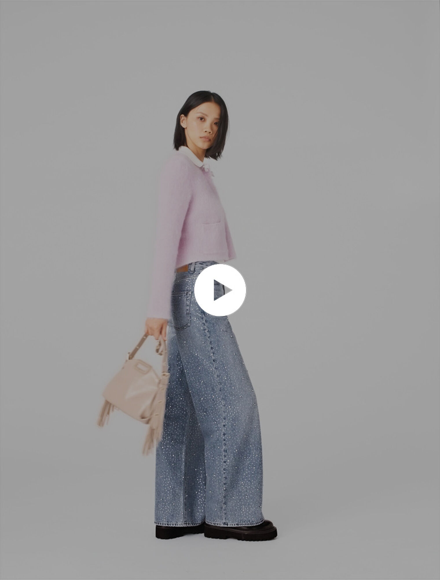 Cardigan avec n&oelig;ud bijou