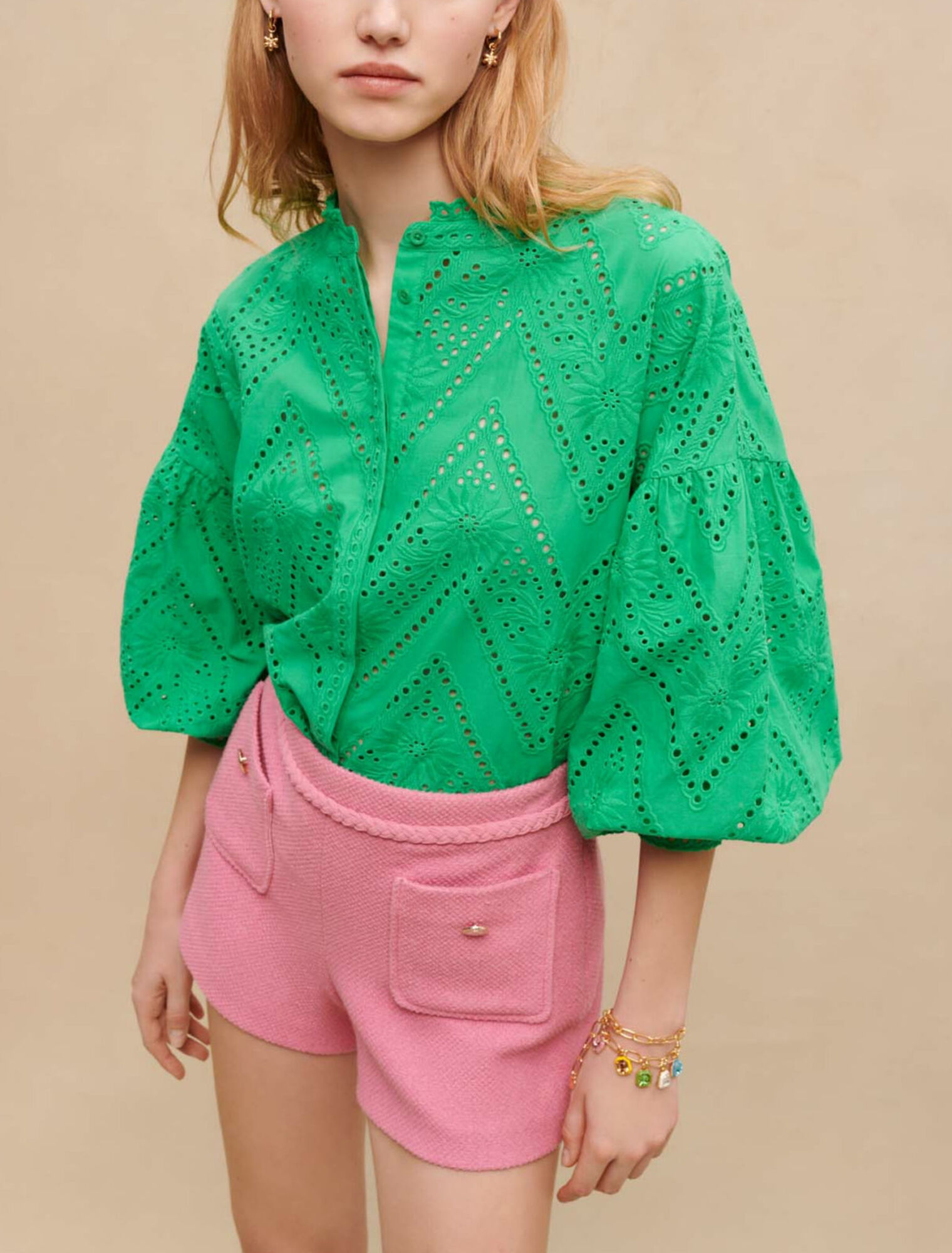 Short en tweed