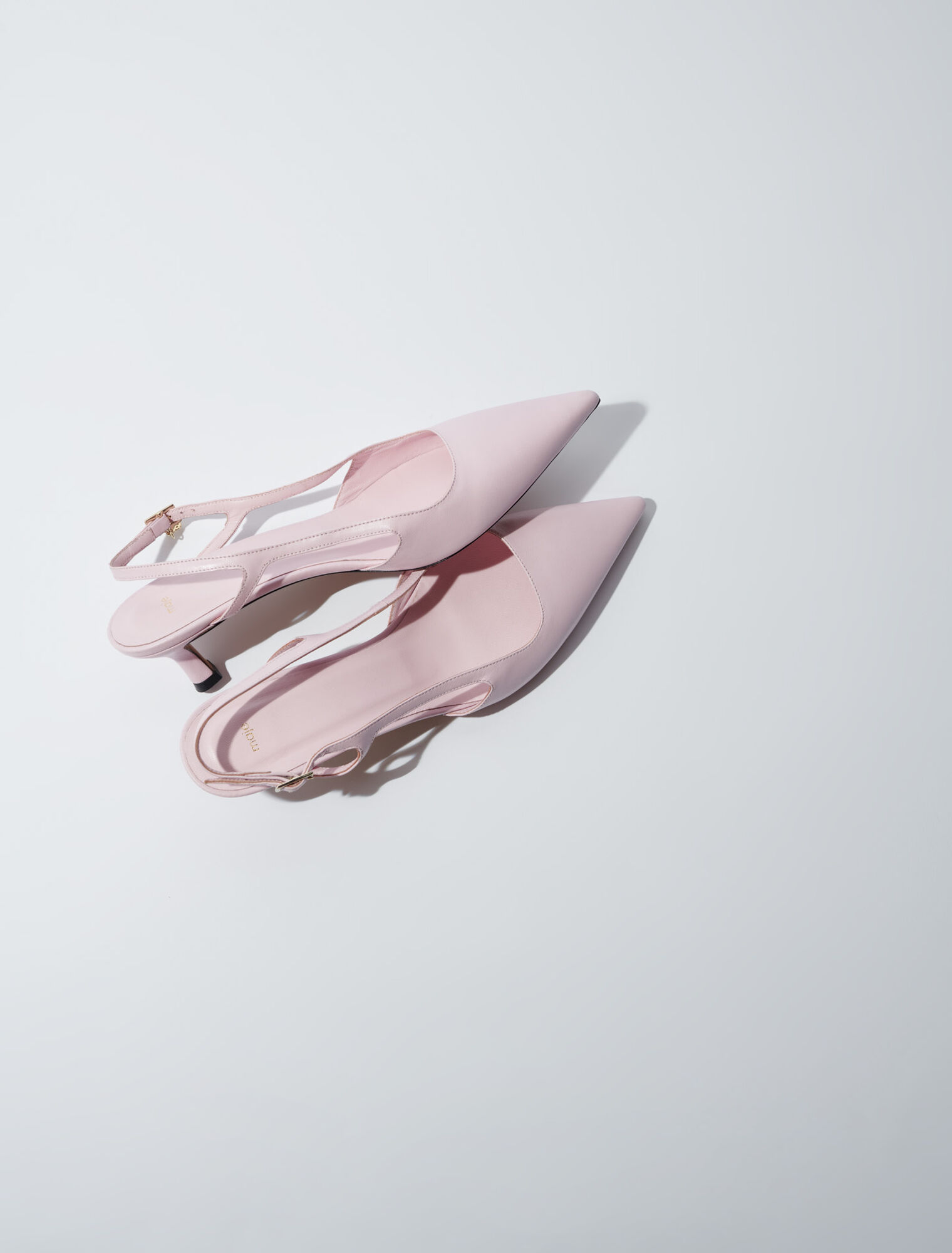 Escarpins pointus en cuir