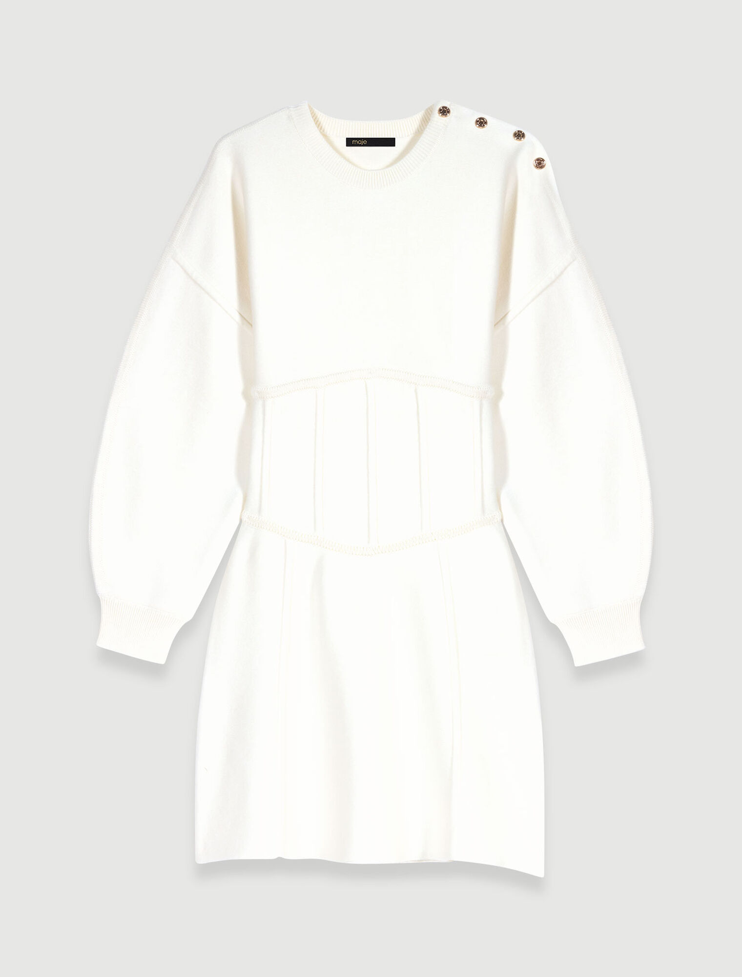 Robe pull effet corset