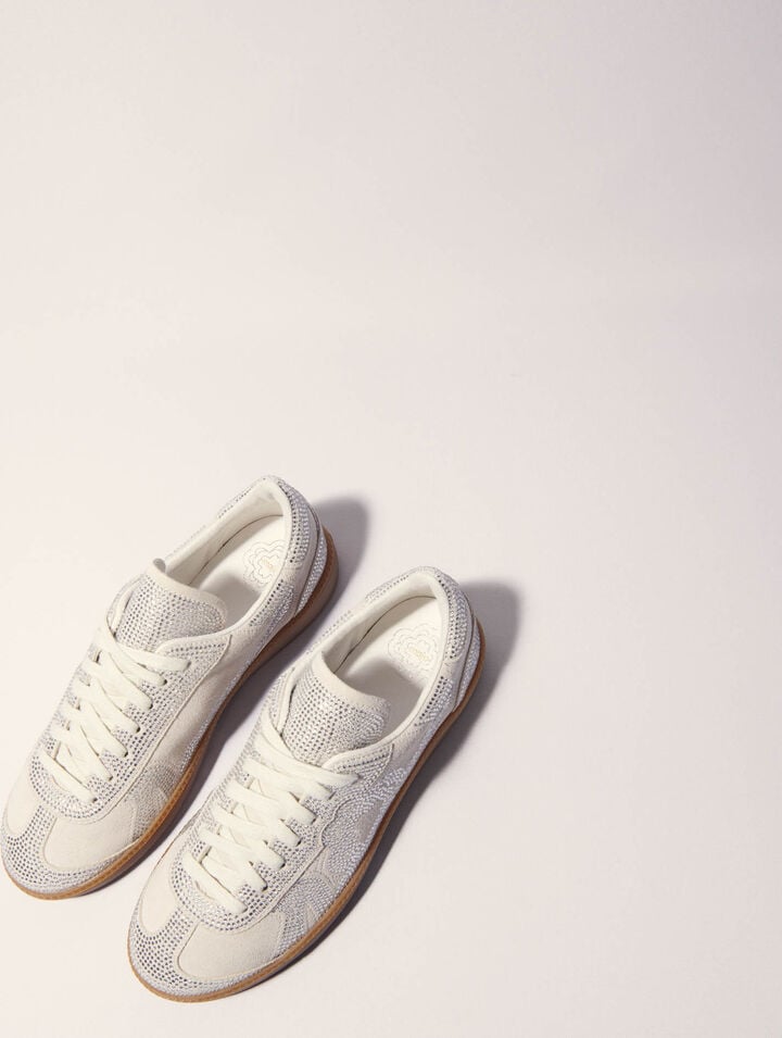 Basket casual à strass