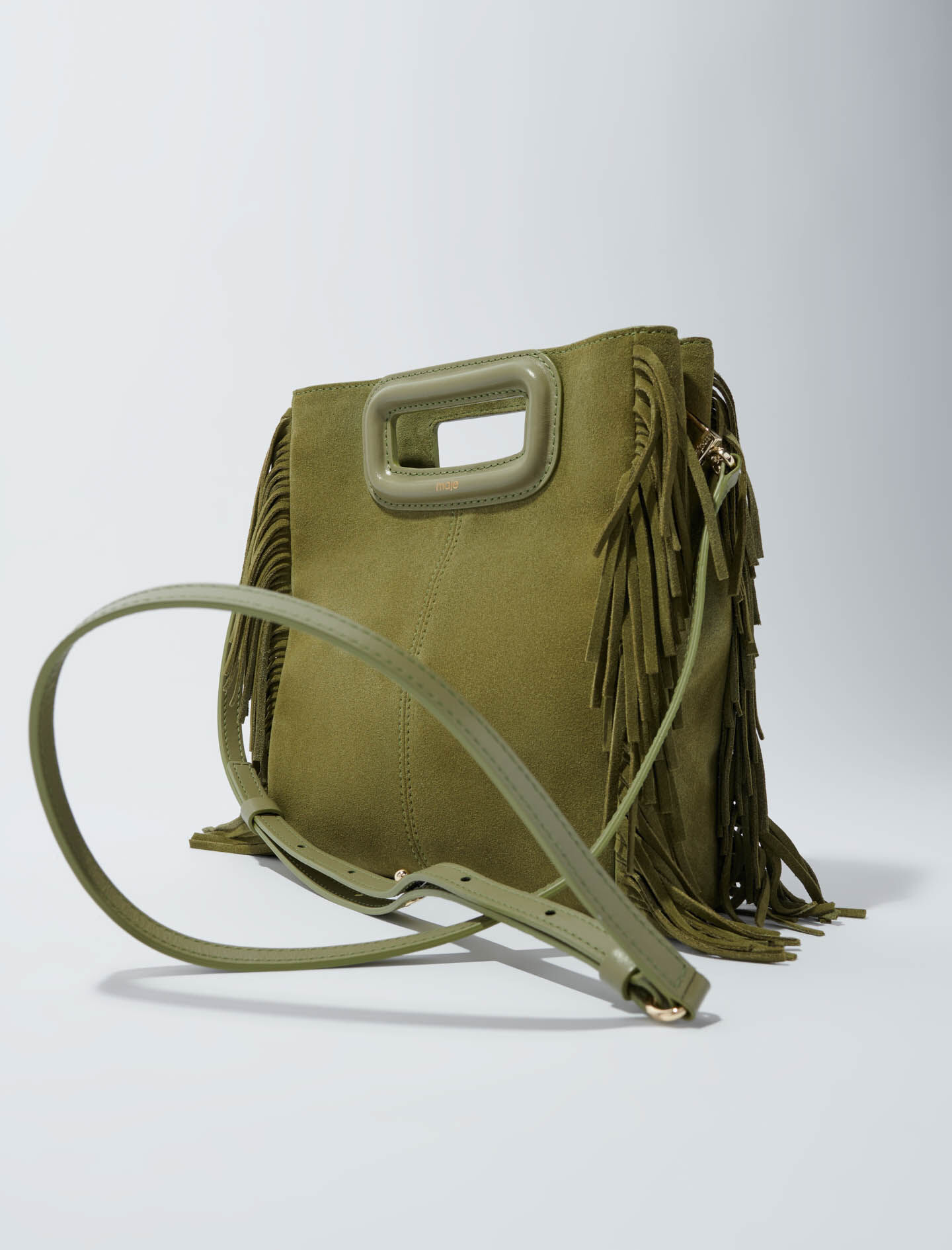 Sac M en cuir suede