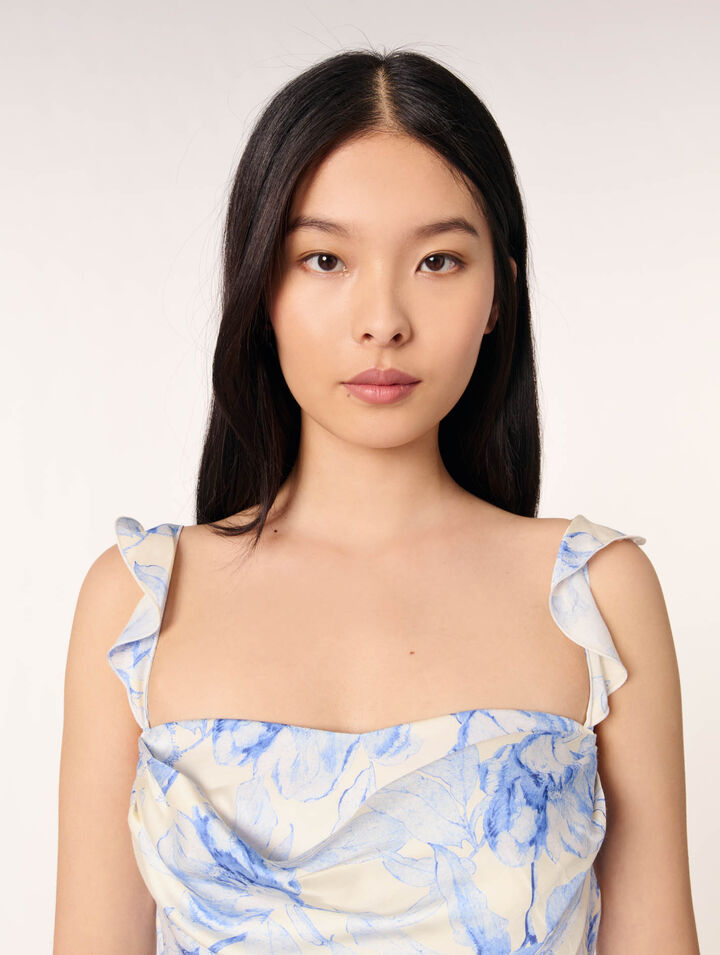 Robe courte imprimée