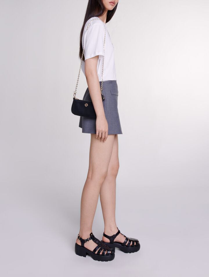 Jupe short portefeuille