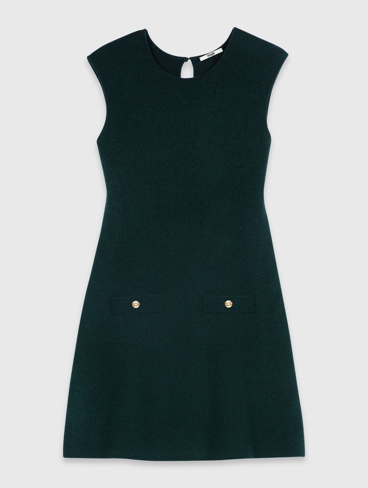 Robe en maille avec pull amovible