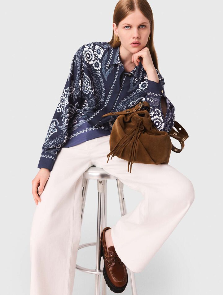 Chemise fluide imprimée