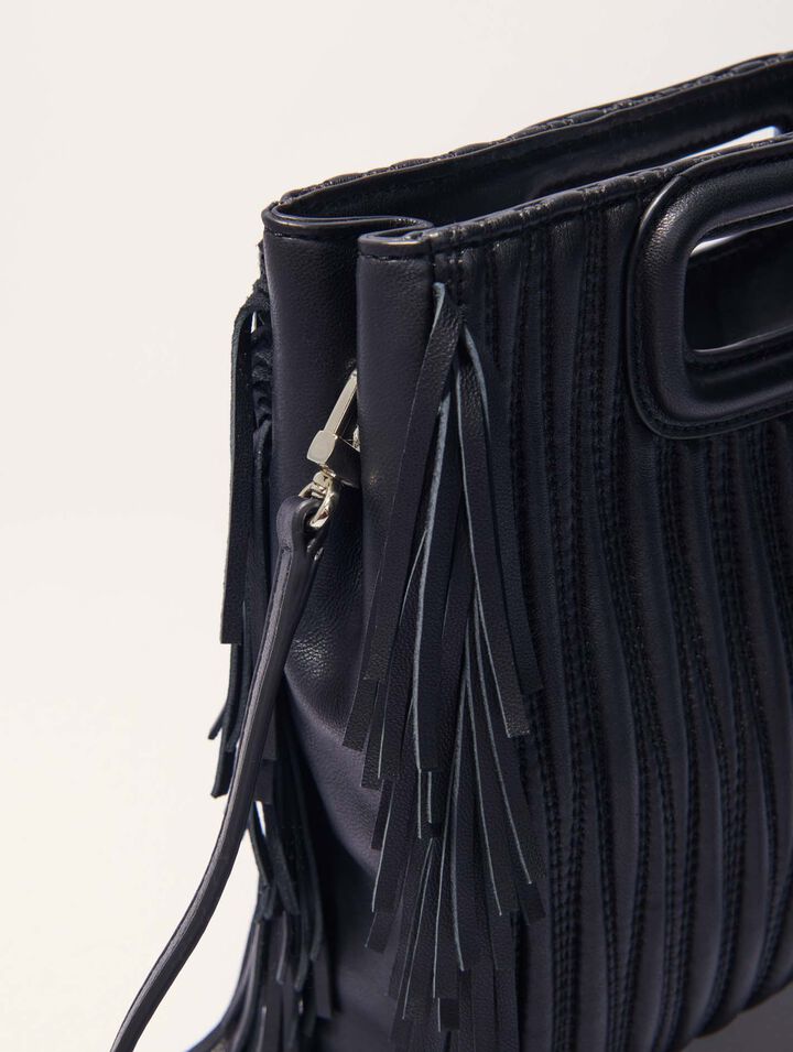 Sac M en cuir matelassé