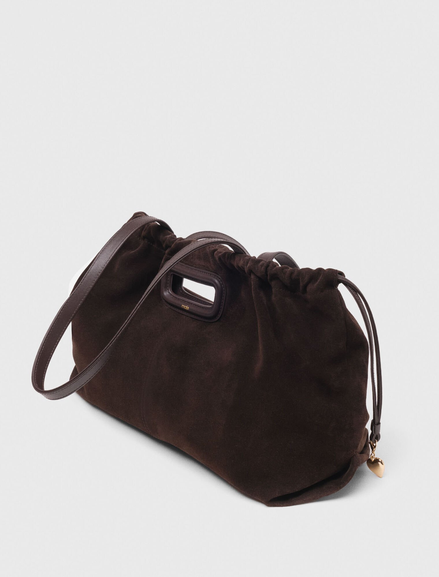 Sac M tote en cuir suède