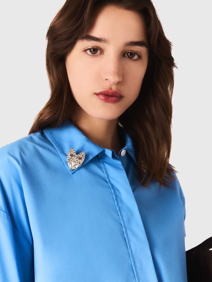 Chemise avec bijoux amovible