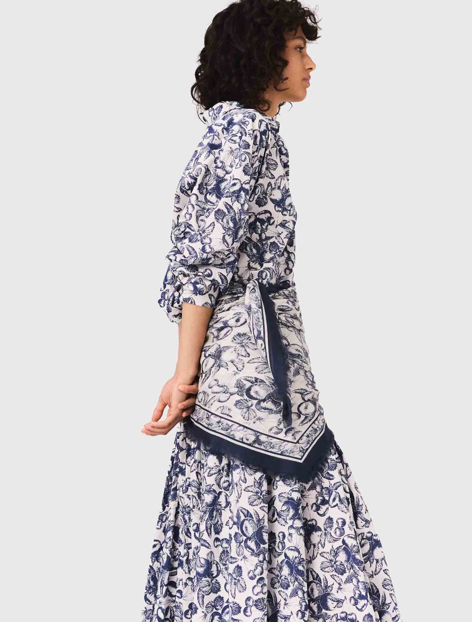 Chemise longue imprimée