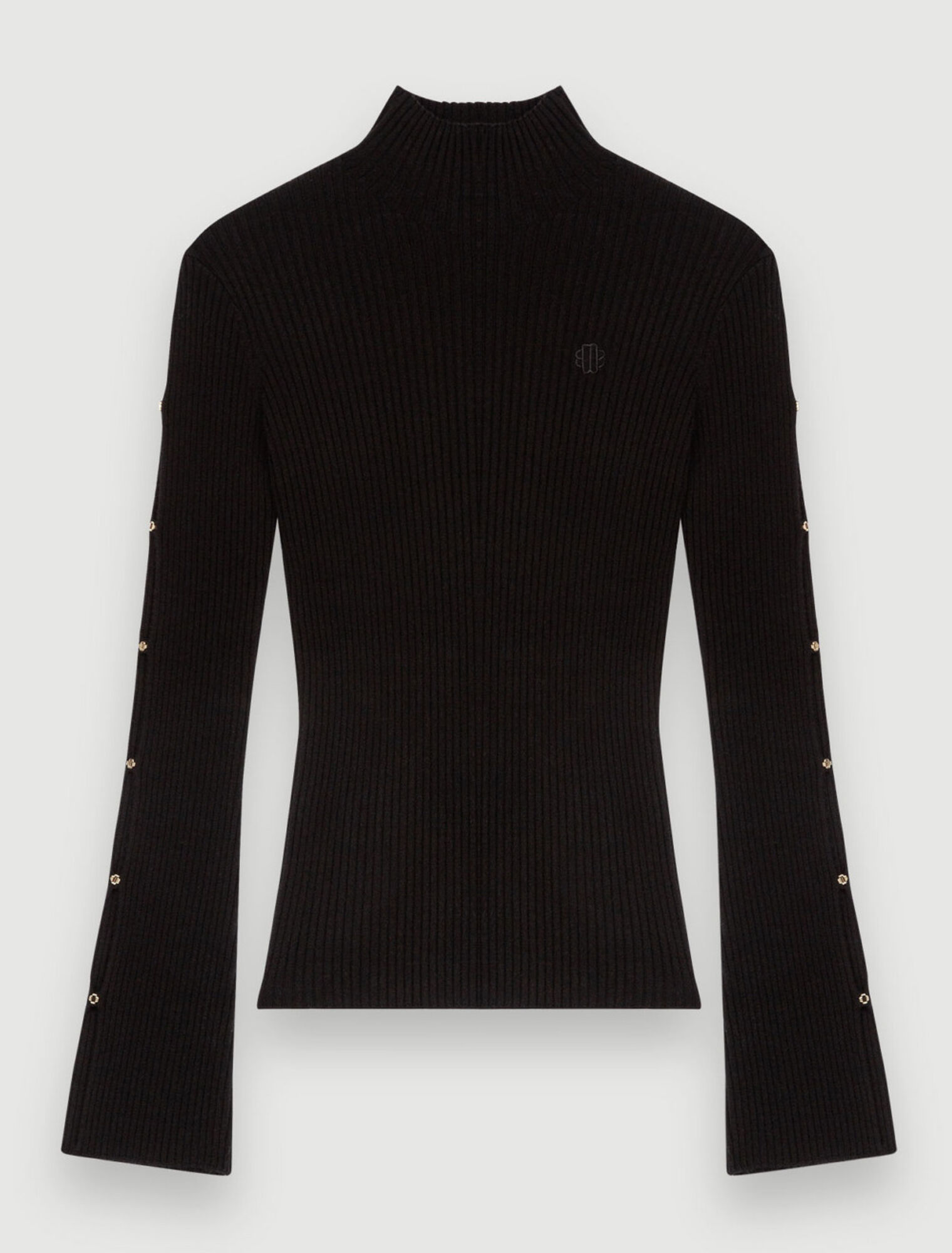 Pull près du corps ajouré aux manches
