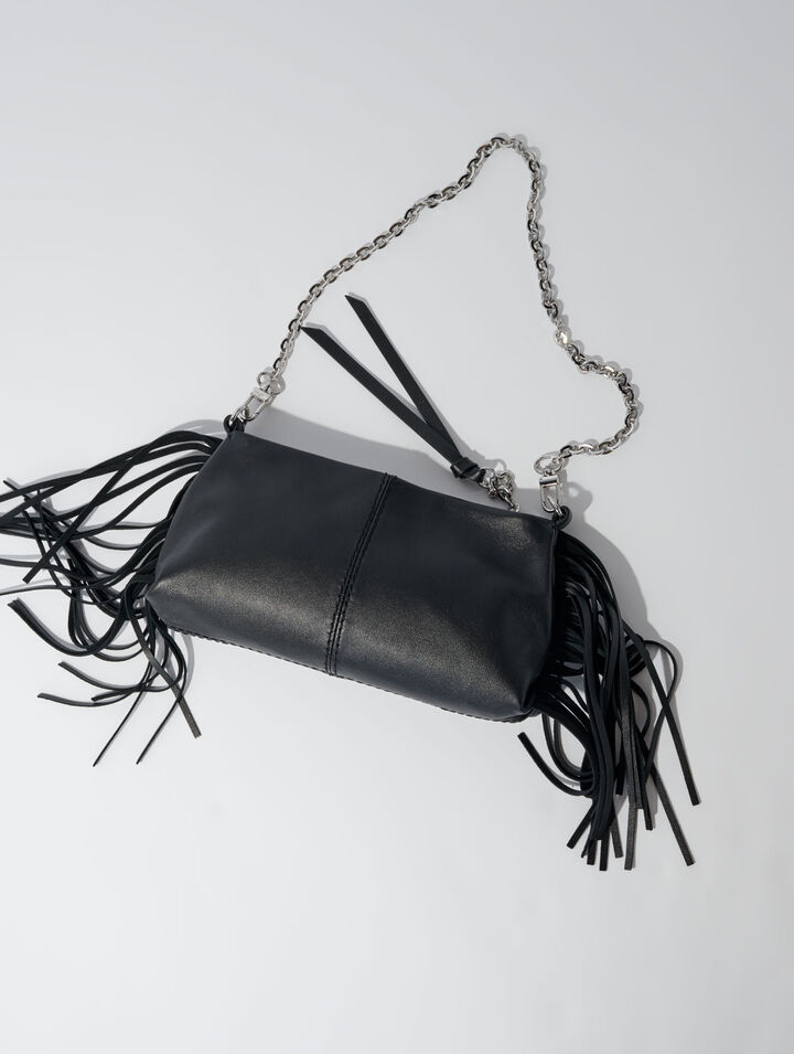 Pochette Miss M pouch en cuir lisse