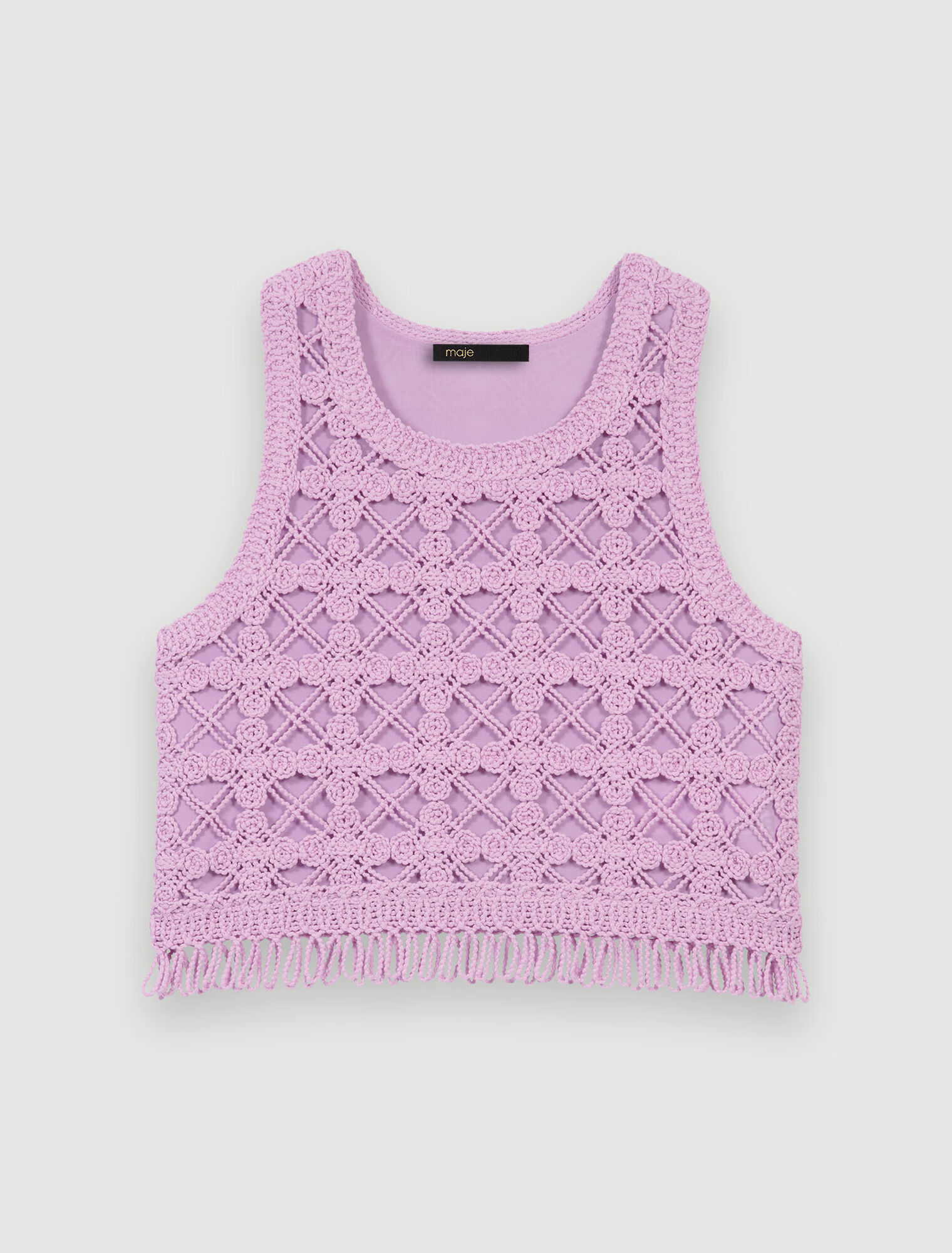 Top court en crochet