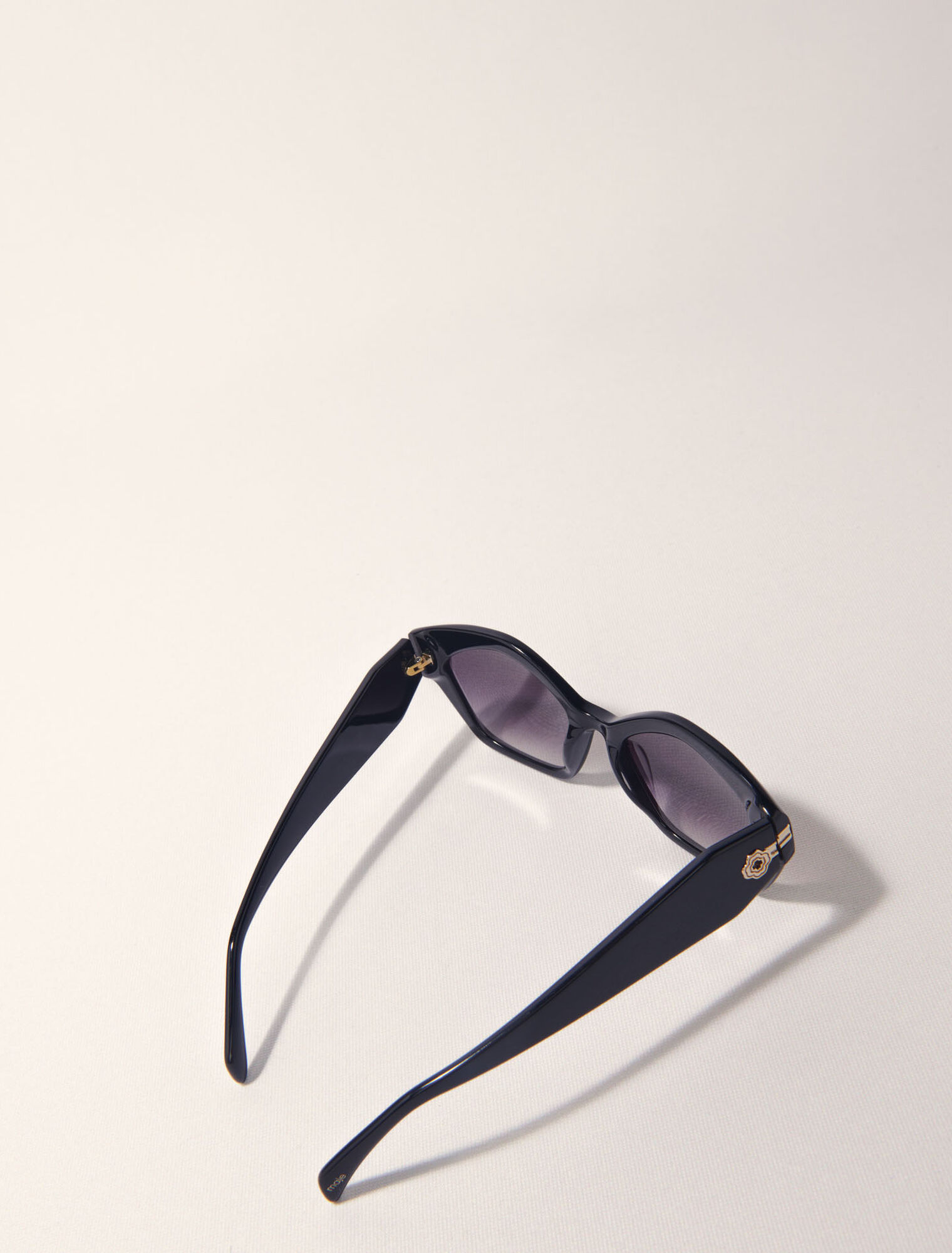 Lunettes cat eye en acétate noir