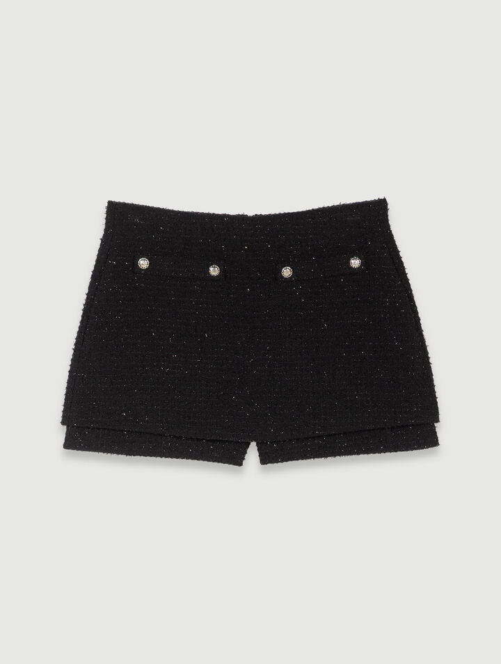 Short en tweed