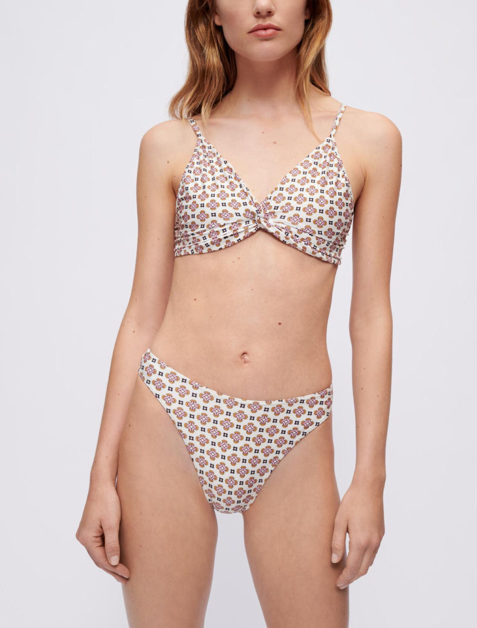 Maillot de bain deux pièces imprimé