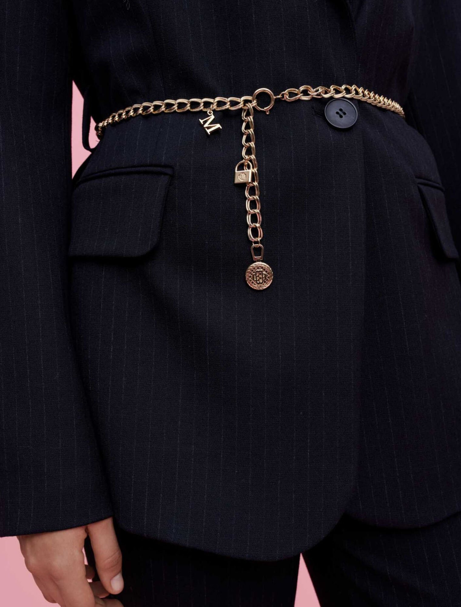 Veste de tailleur à rayures tennis