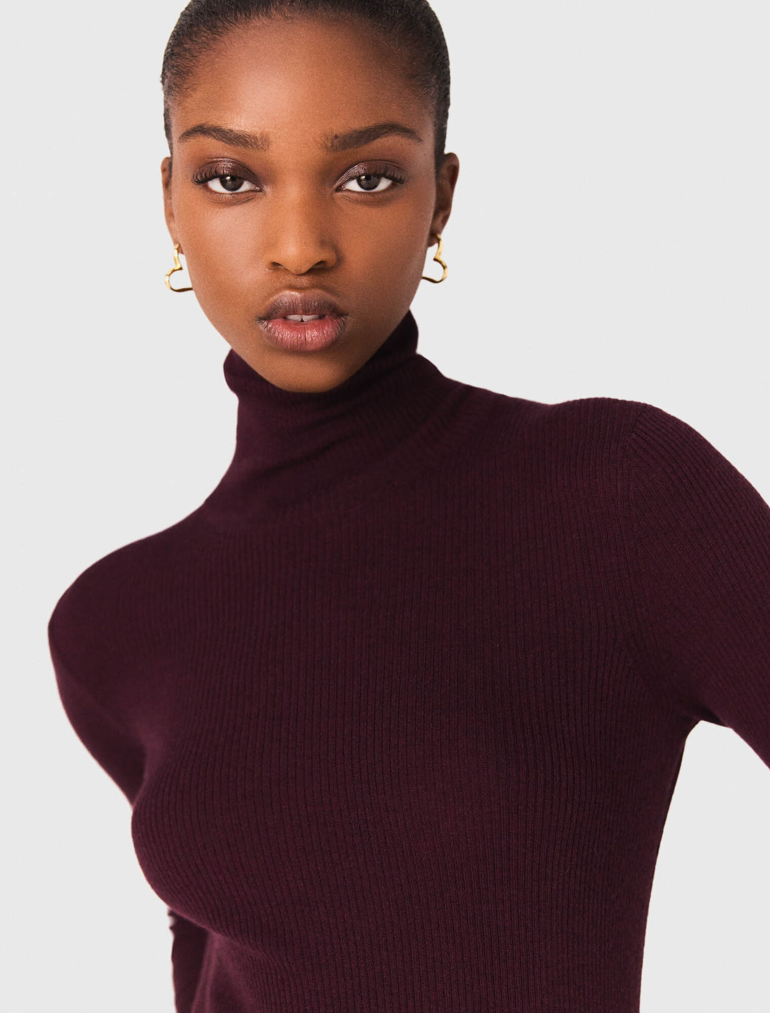 Boucles d'oreilles cœur asymétrique