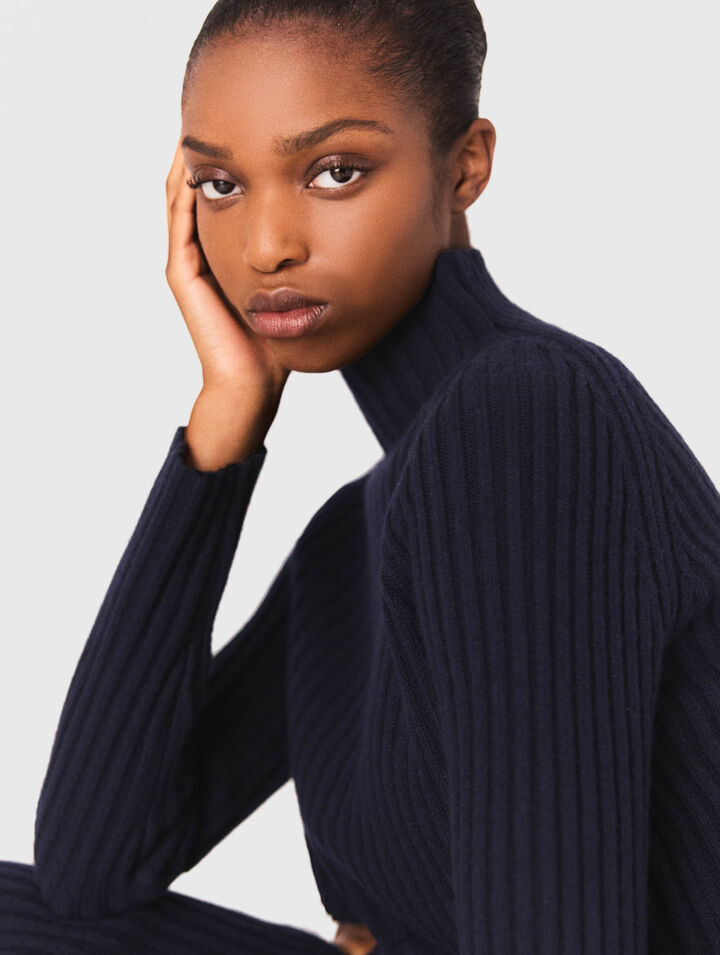 Robe en maille avec pull amovible