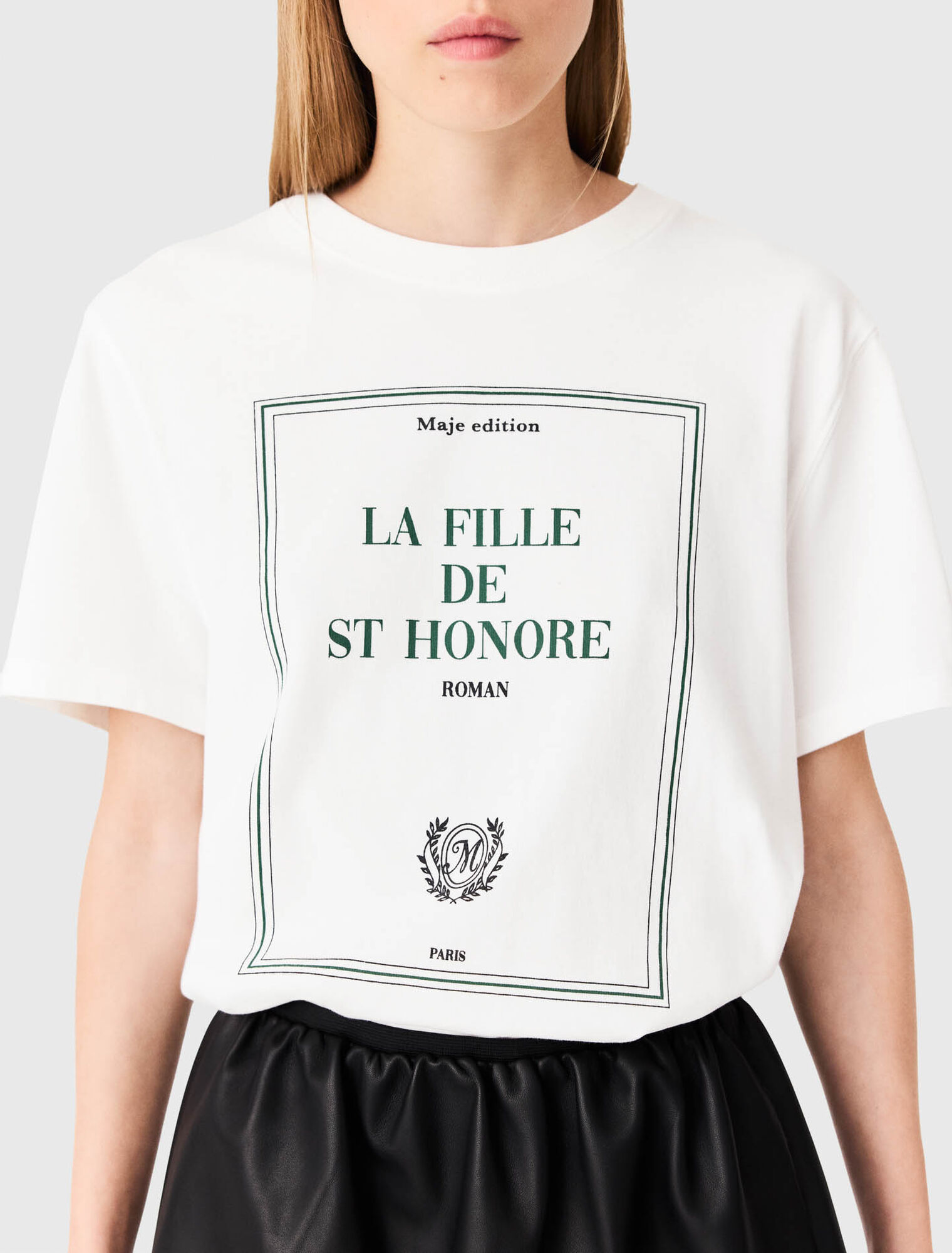 T-shirt oversize avec imprim&eacute;