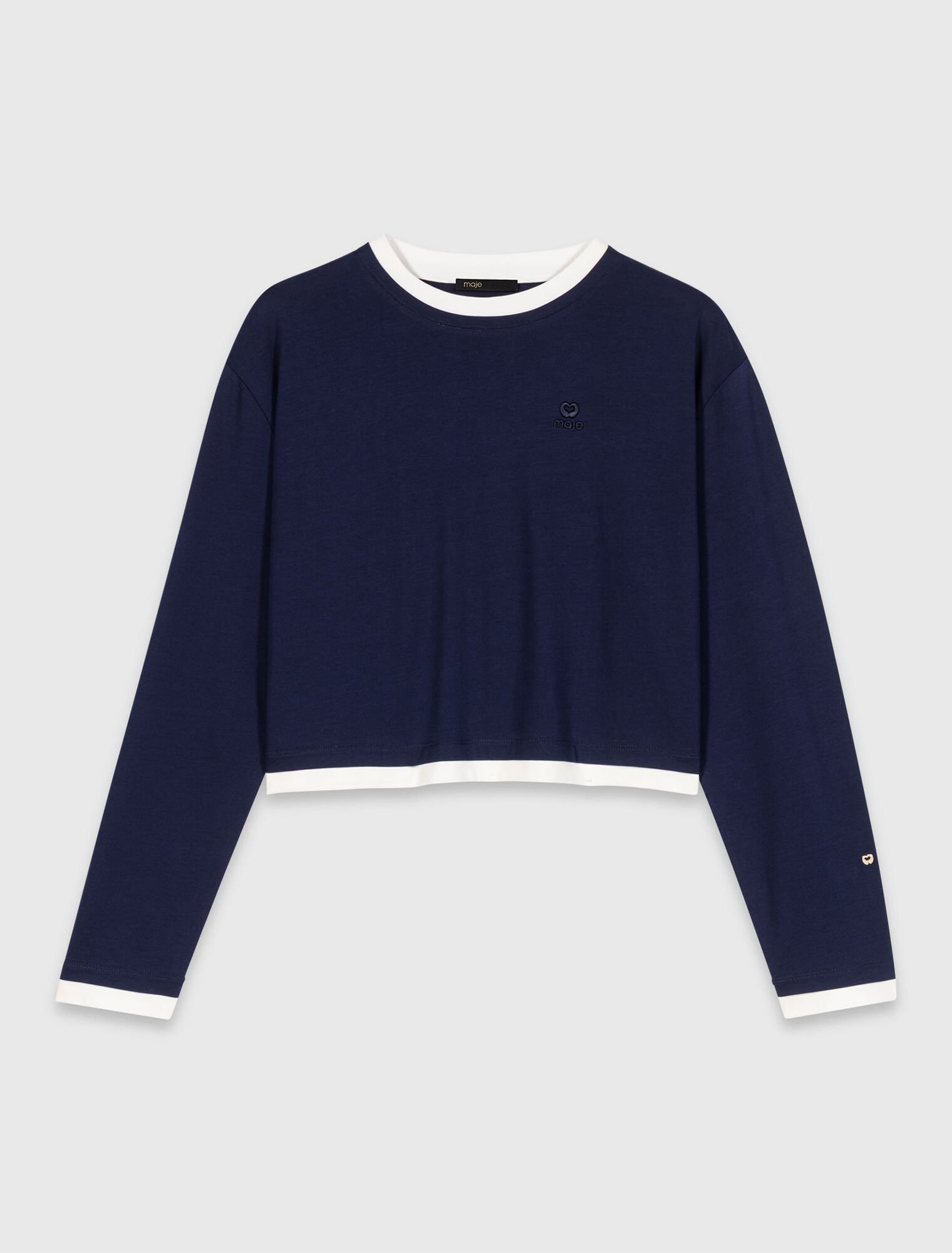 Tee shirt effet superpos&eacute;