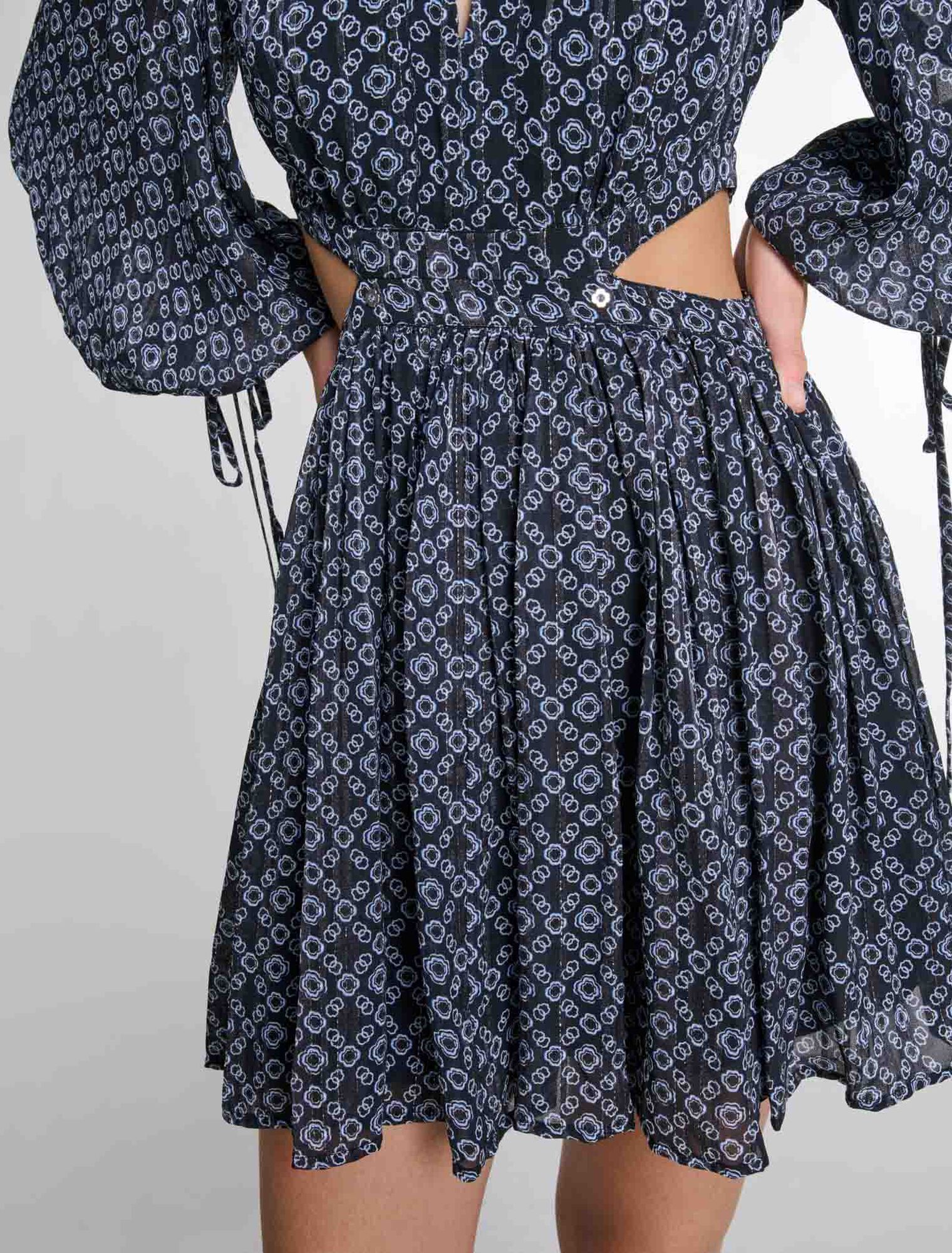 Robe courte imprimé Clover