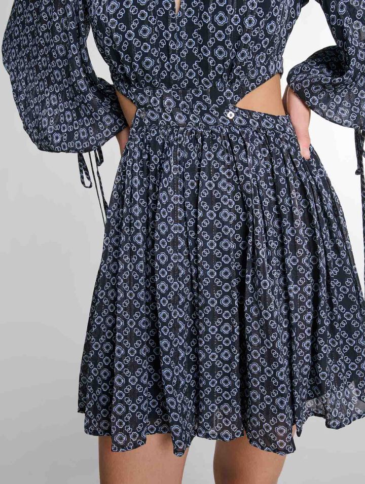 Robe courte imprimé Clover