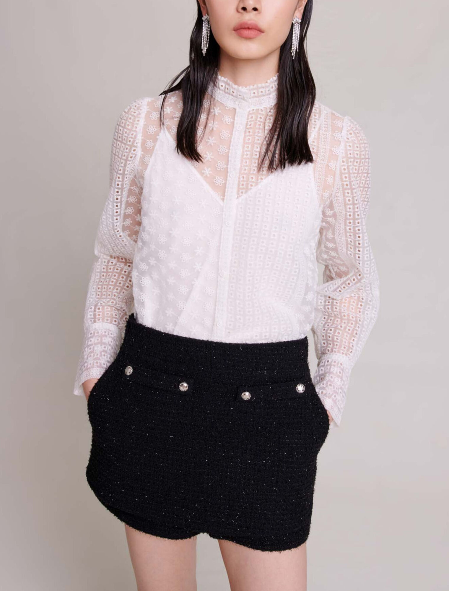 Chemise transparente