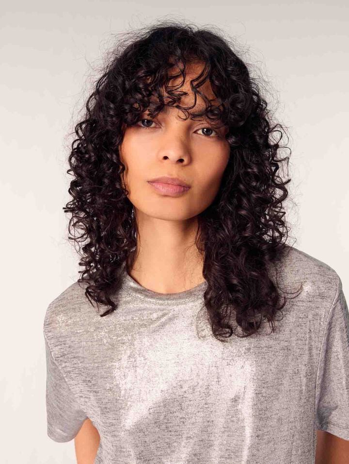 Tee-shirt lamé
