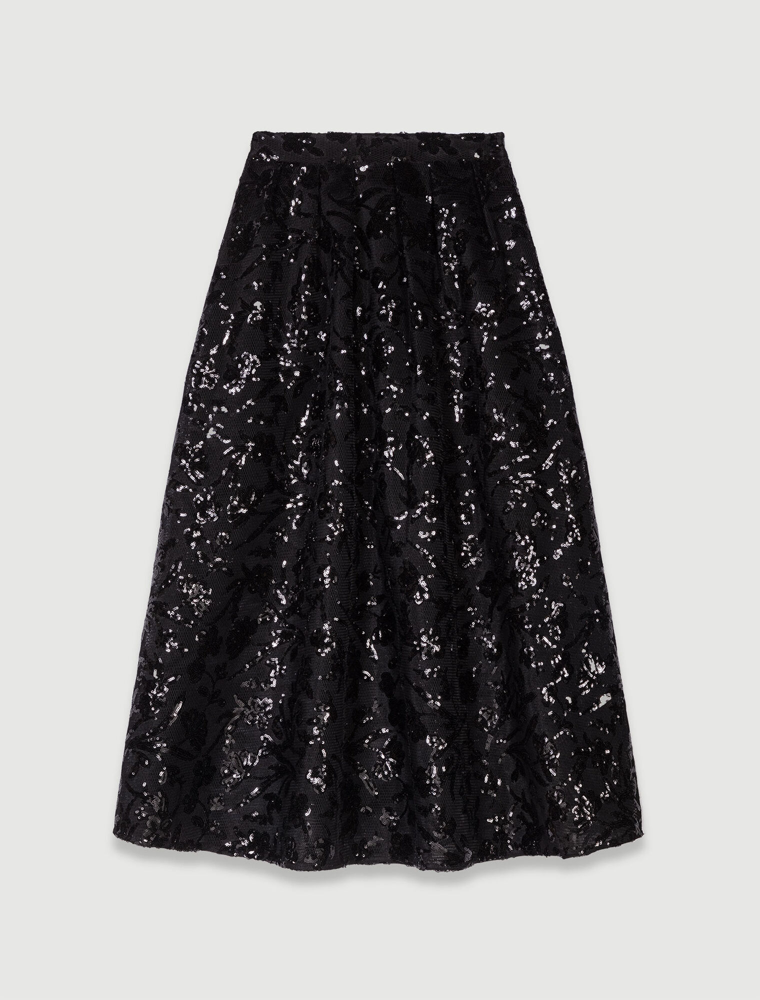 Jupe longue à sequins