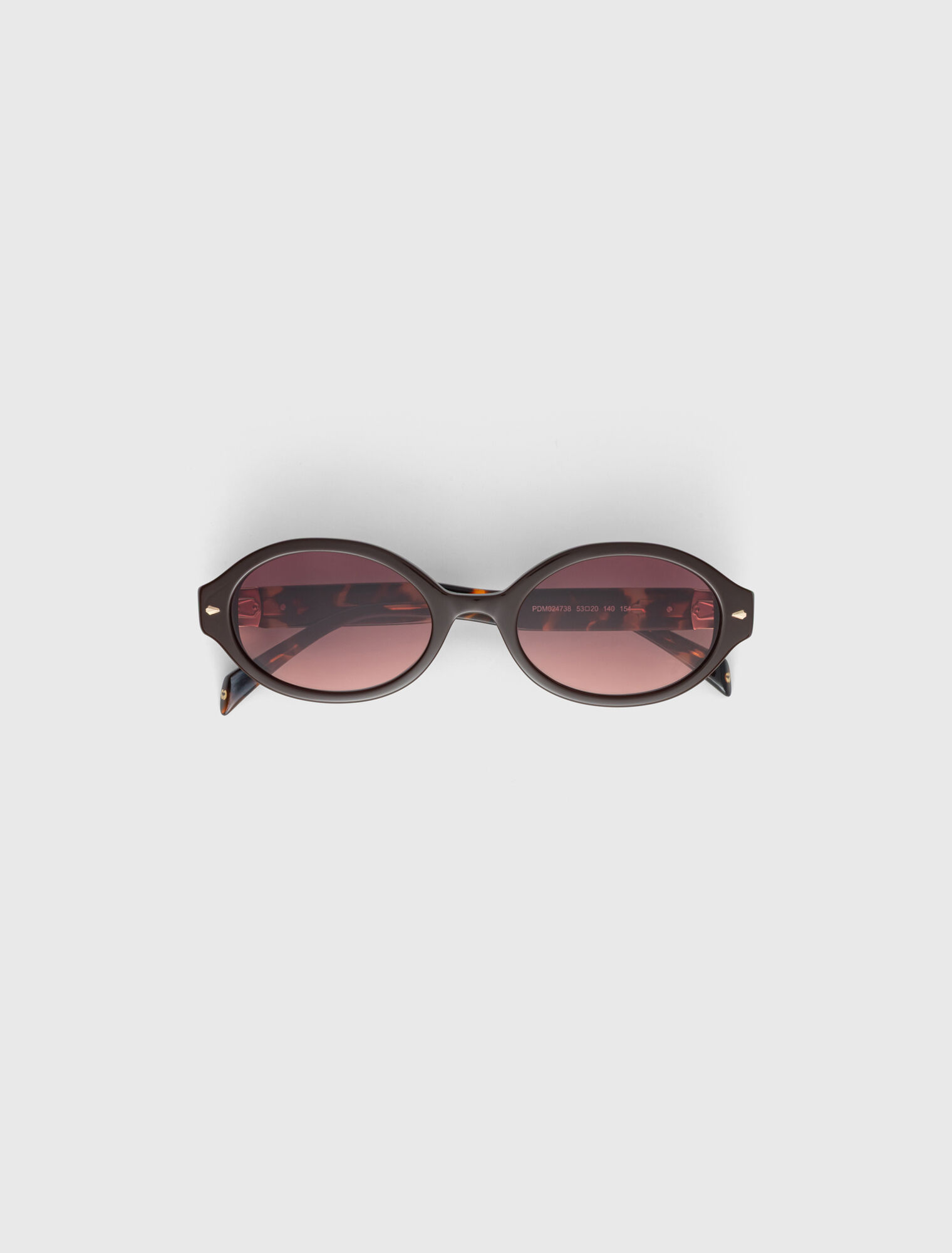 Lunettes ovales en ac&eacute;tate