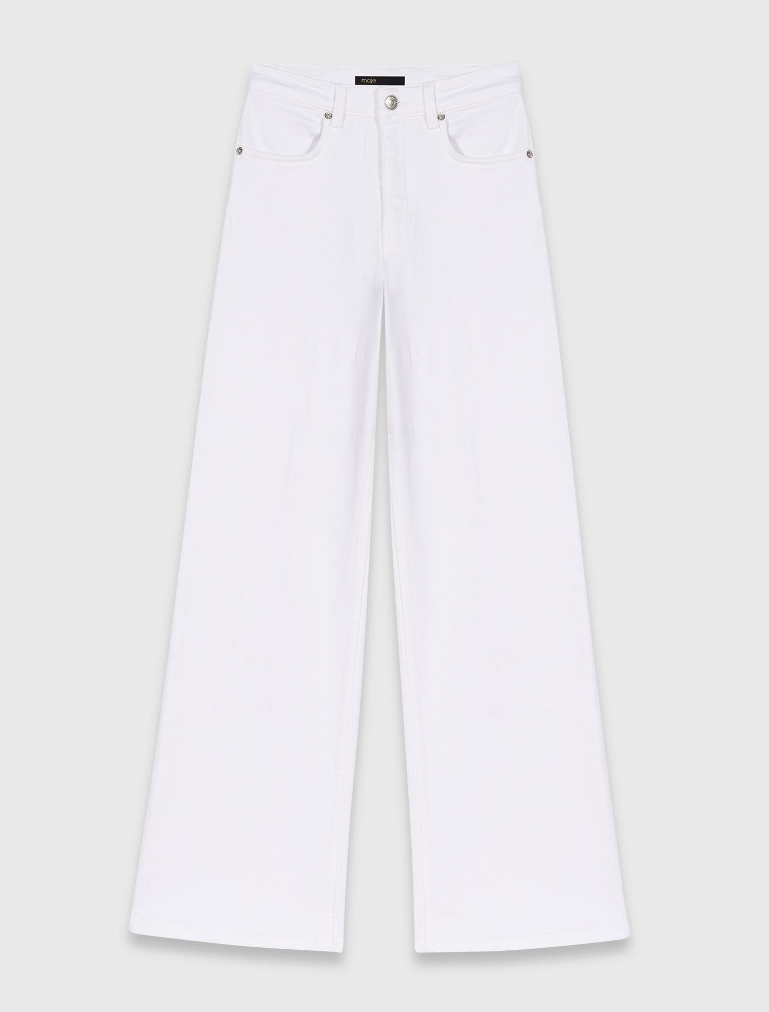 Jean large taille haute