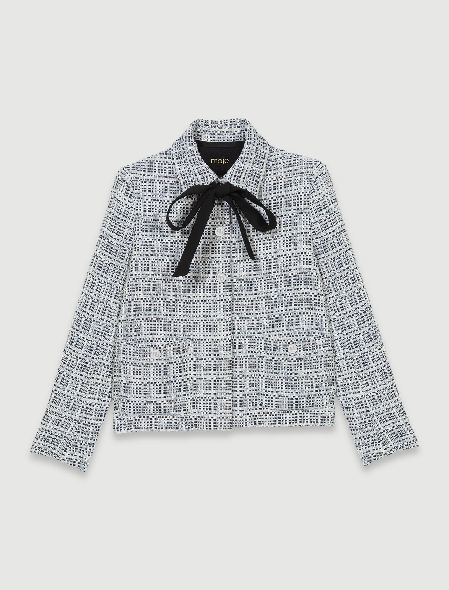 Chemise effet tweed