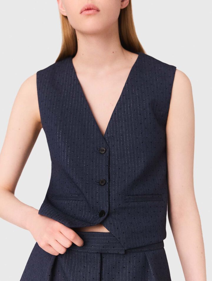 Veston de tailleur à strass