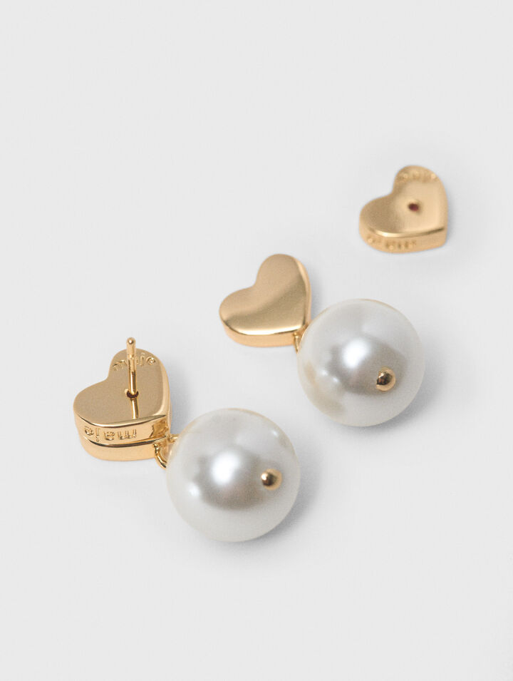 Boucles d'oreille perles